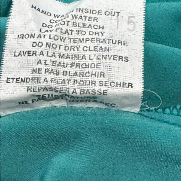 EUC Turquoise Sympli Brand Tunic Vintage size 8 - Picture 6 of 6